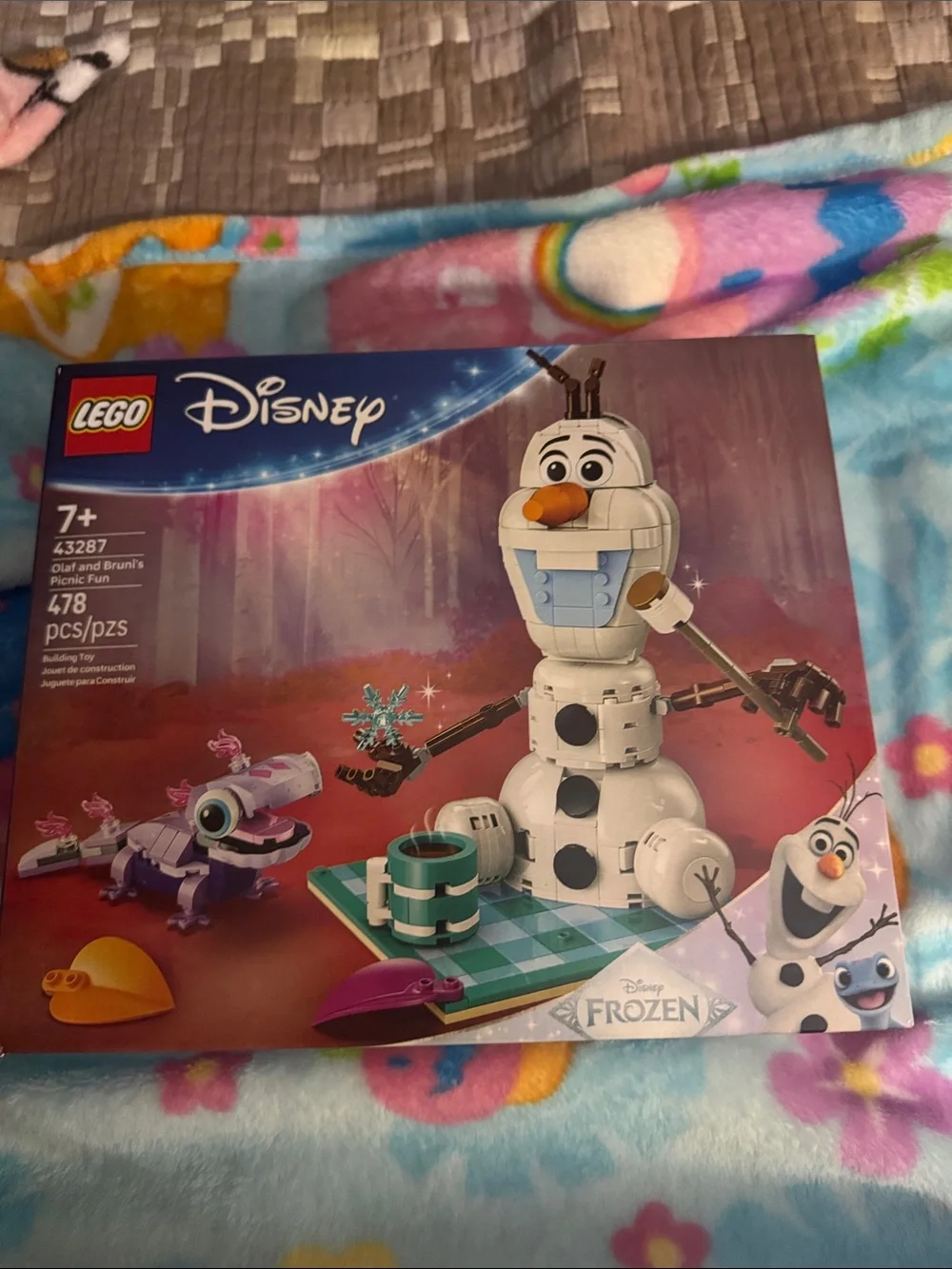 Disney LEGO Olaf & Bruni Buildable Set - White, Purple, Orange, Green